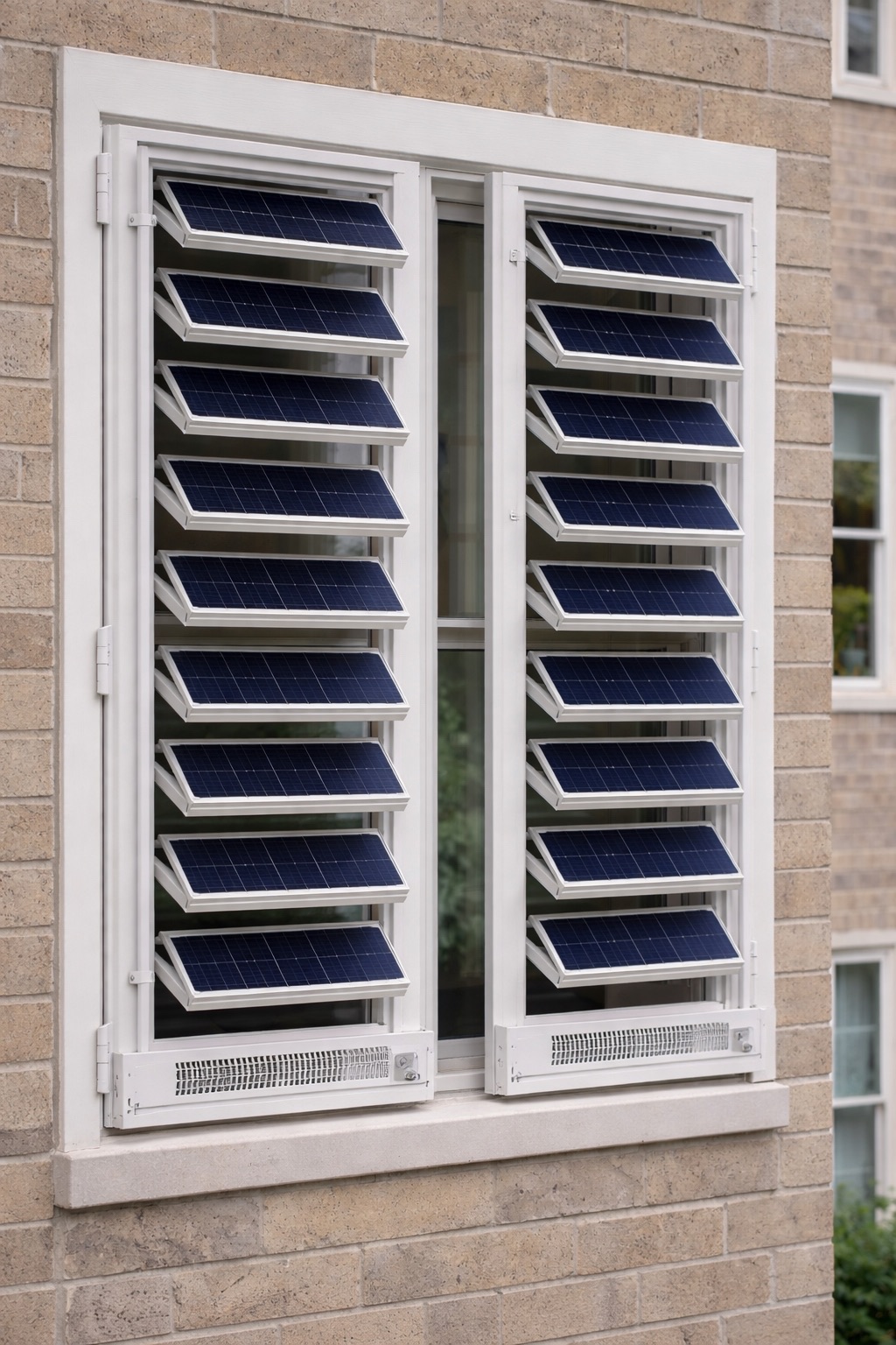 Sistema de lamas solares con módulo inferior opcional